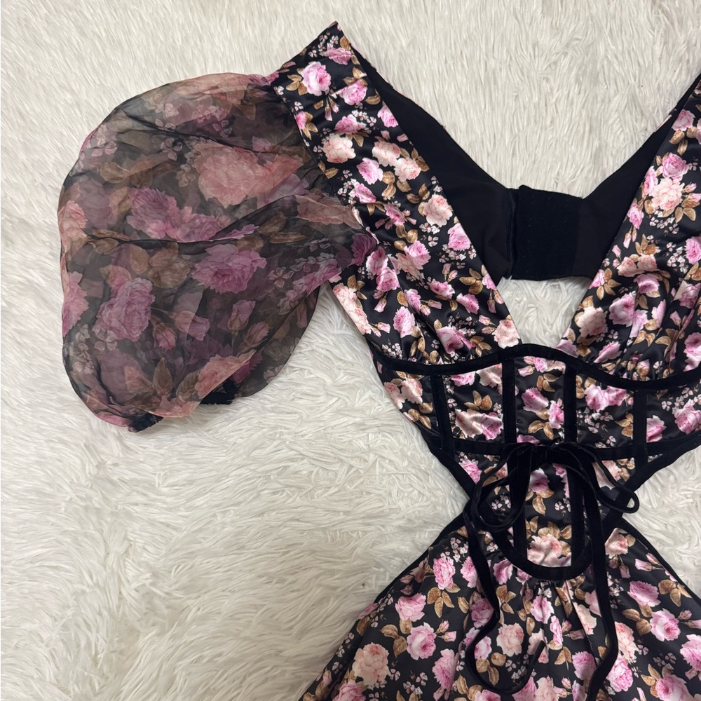For Love & Lemons Madison Midi Dress For Love & Lemons Midi Dress Floral - Picture 5 of 8
